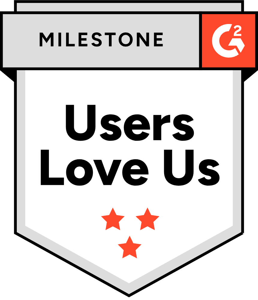 G2 award - users love us